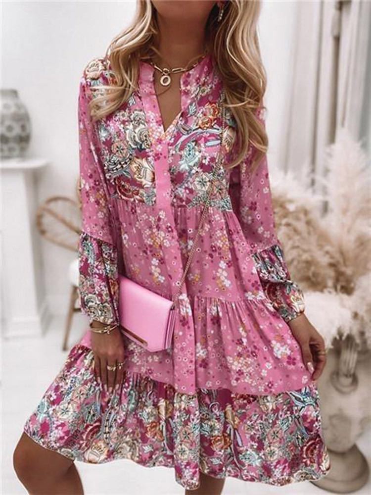 Summer Zara - Casual floral impressão vestidos para as