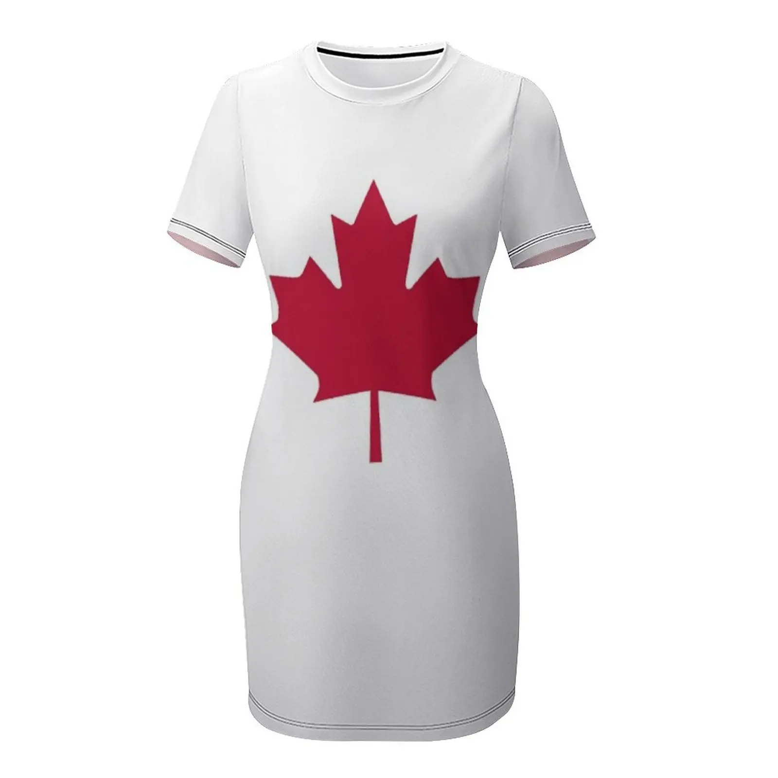 Vestido de manga curta com ban - Summer Clothing Women Canada avaliação e preço